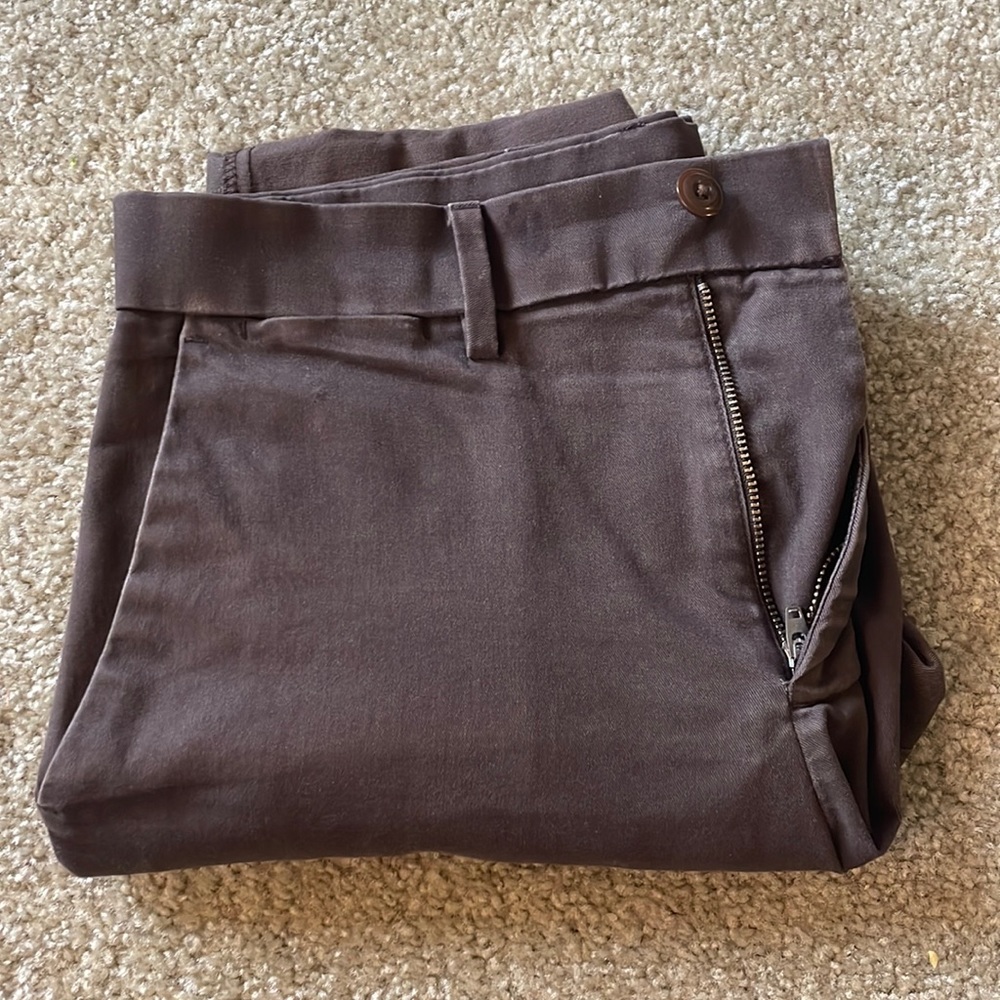 Gap 31x30 Chocolate Slim Khakis